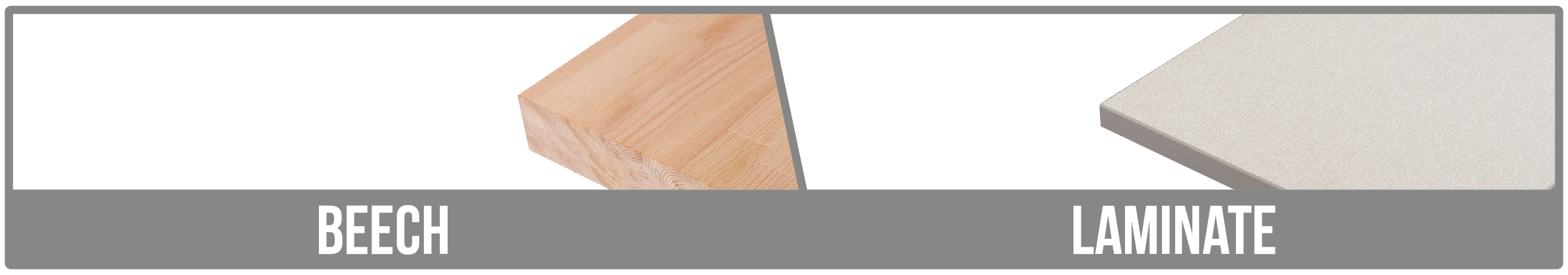 Beech and Laminate Worktop Options Beech and Laminate Worktop Options